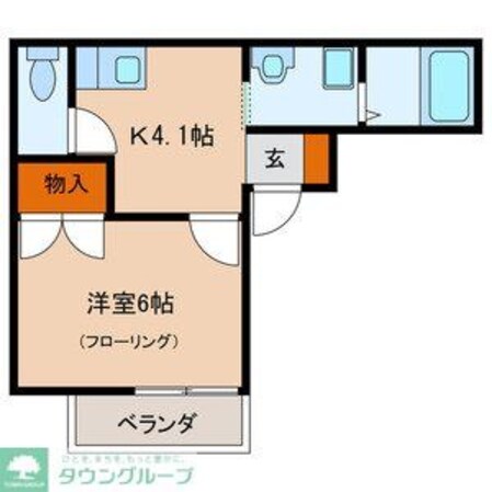 ペアレンツIIの物件間取画像